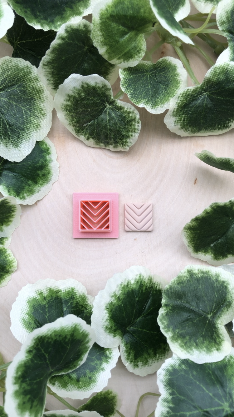 Square Statement Stud
