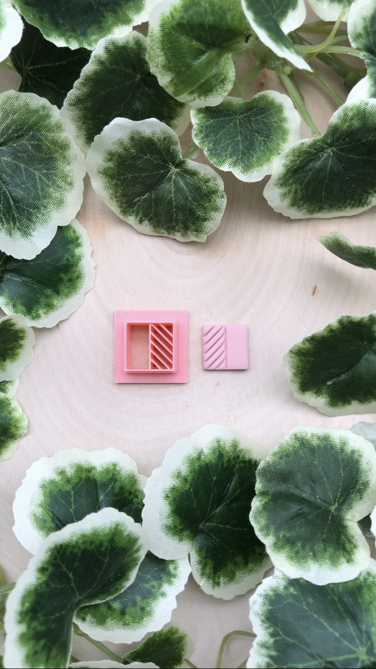 Square Statement Stud