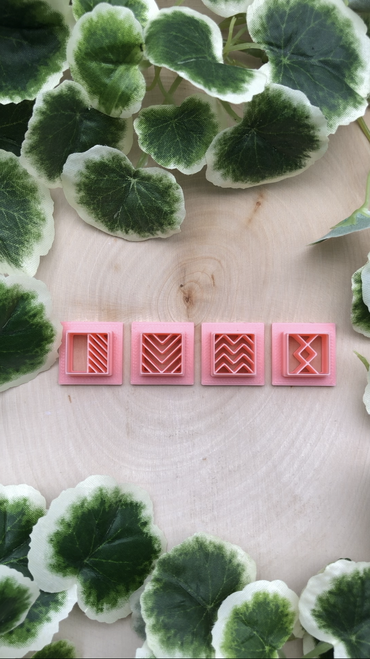 Square Statement Stud