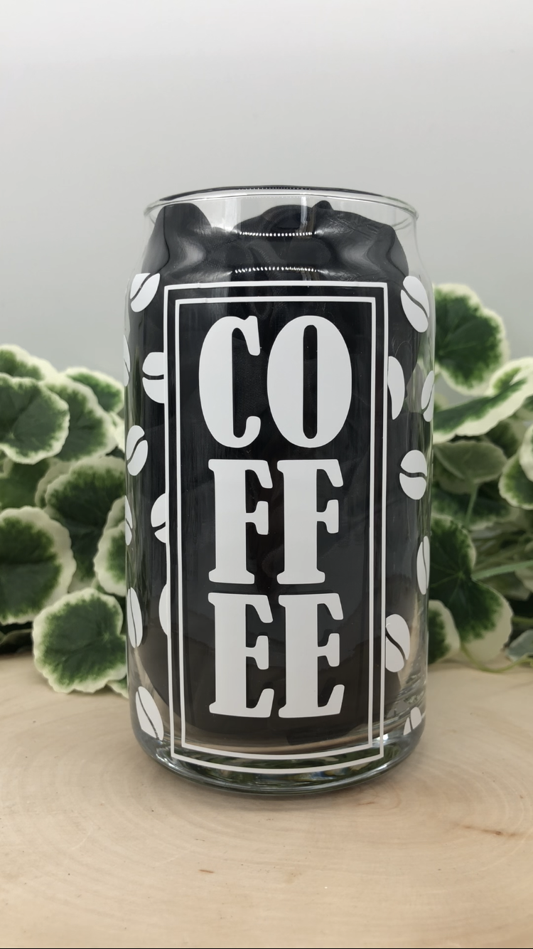 Coffee Bean Glass Can
