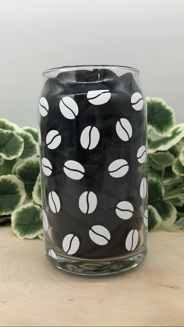 Coffee Bean Glass Can