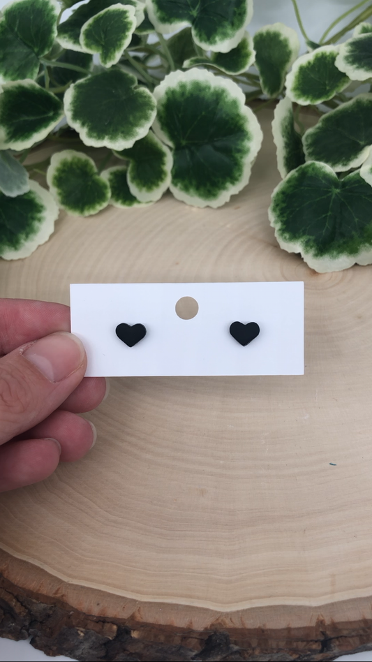 Micro Heart Studs