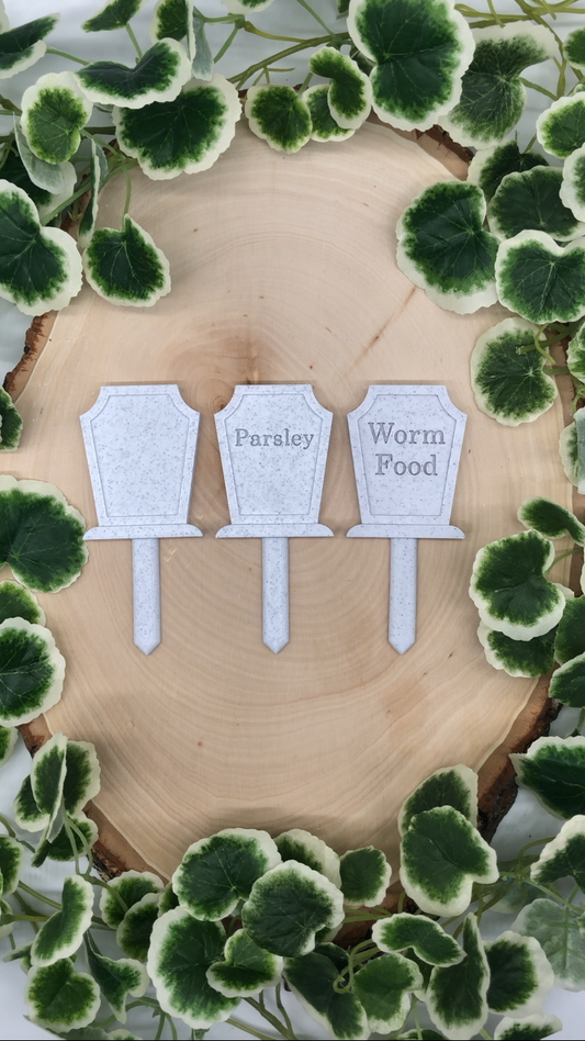 Parsley Headstone Plant Marker (Worm Food