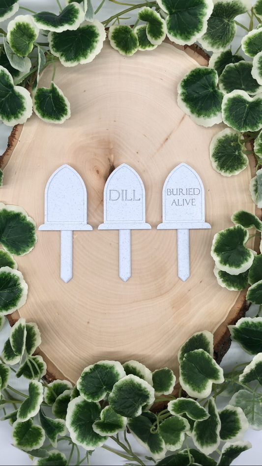 Dill Headstone Plant Marker (Buried Alive)