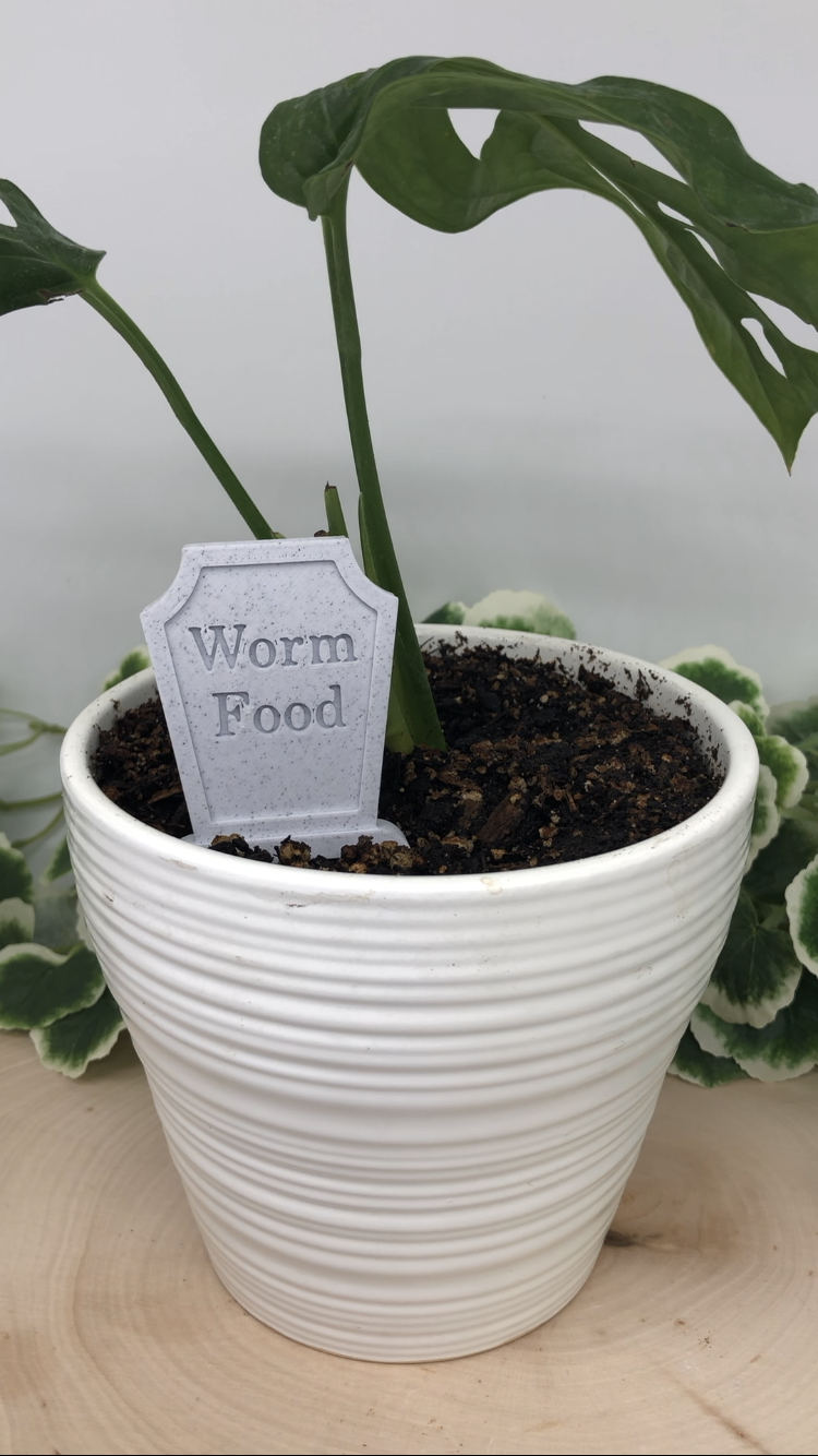 Parsley Headstone Plant Marker (Worm Food