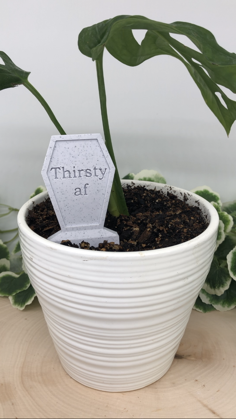 Sage Headstone Plant Marker (Thirsty AF)