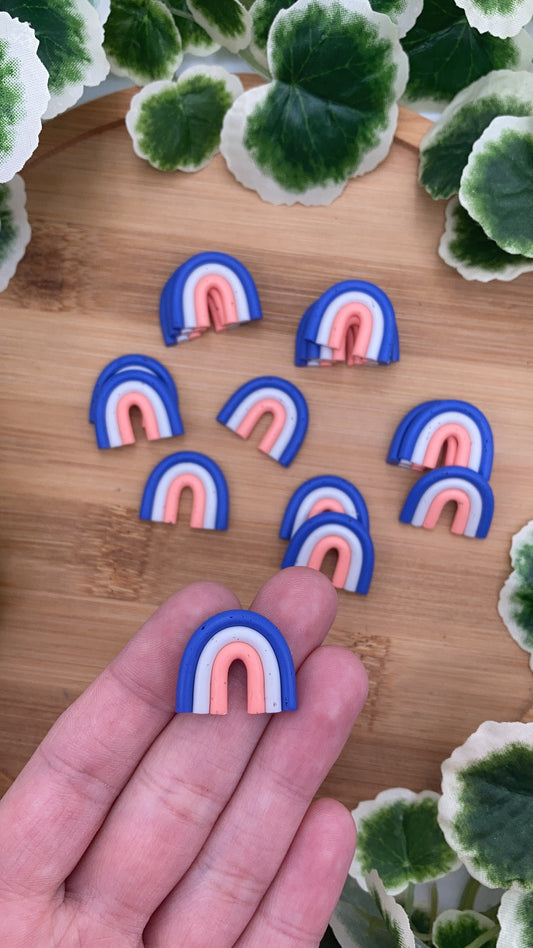 Mini Nautical Rainbow Studs