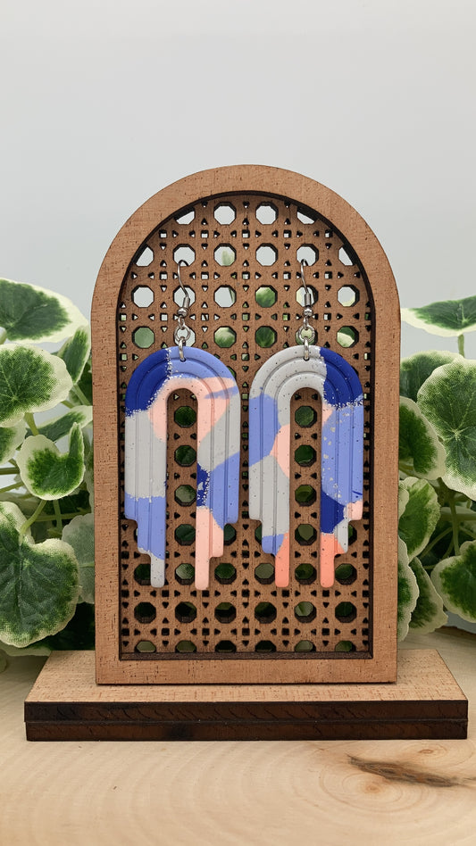 Nautical Embossed Arch Dangles
