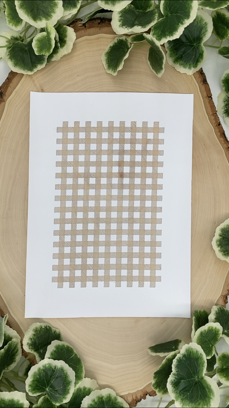 Plaid/Gingham Silk Screen