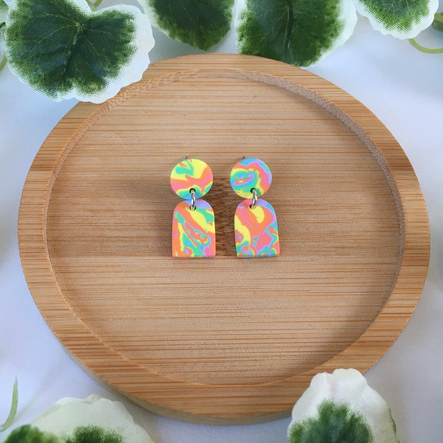 Mini Trippy Arch Stud Dangles