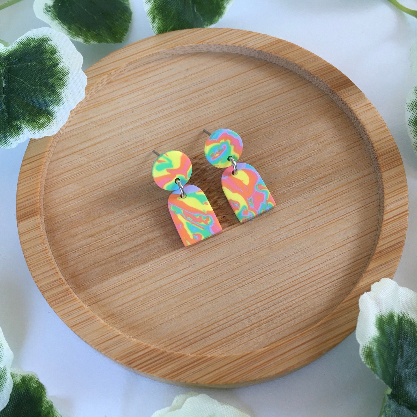Mini Trippy Arch Stud Dangles