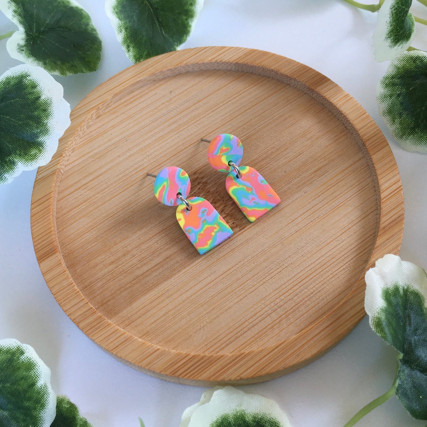 Mini Trippy Arch Stud Dangles