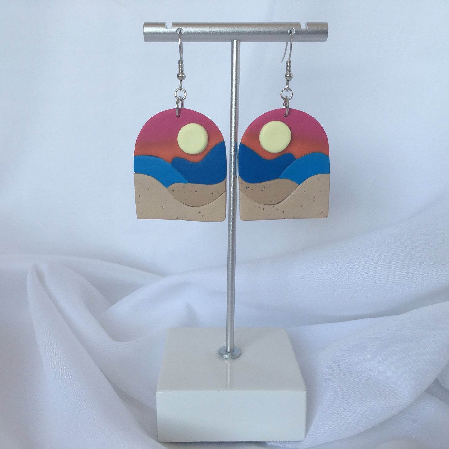 Sunset & Midnight Dangle Earrings