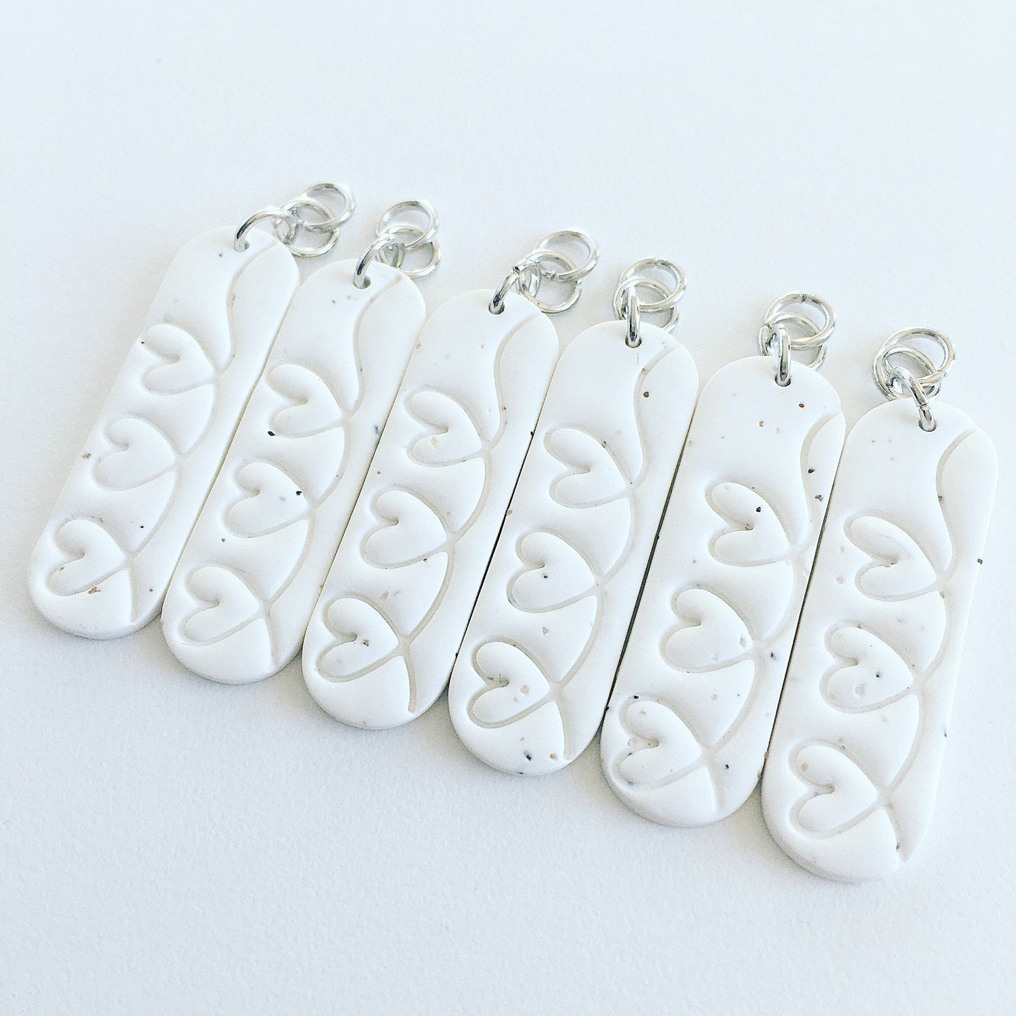 Chain of Hearts Keychain Charm