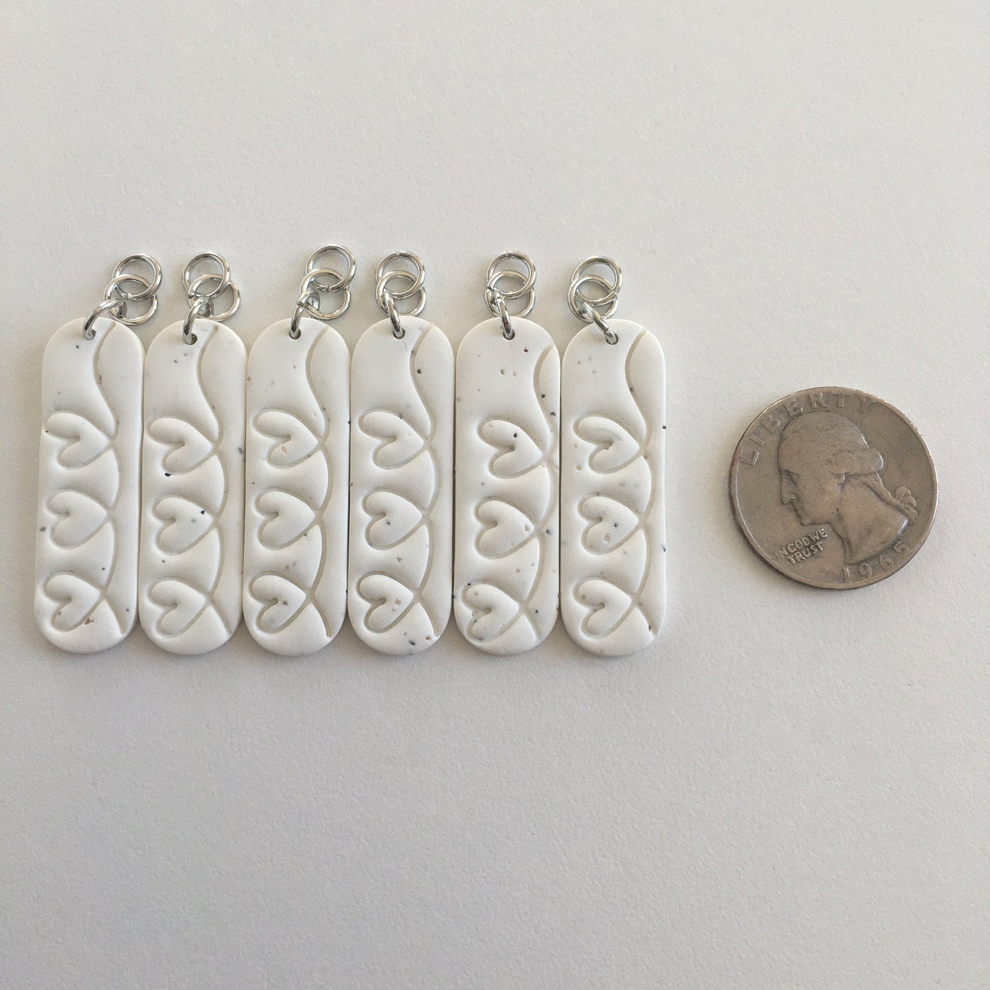 Chain of Hearts Keychain Charm
