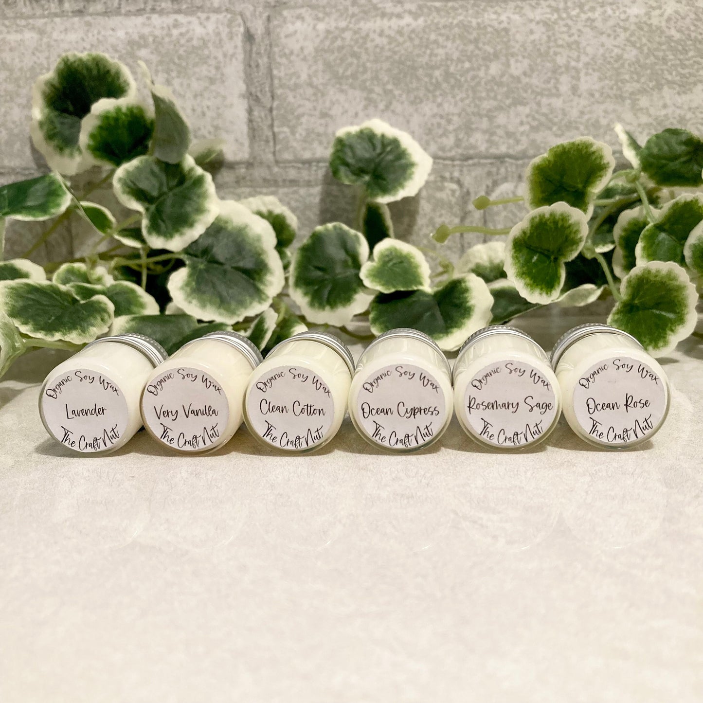 Mini Organic Soy Wax Candles