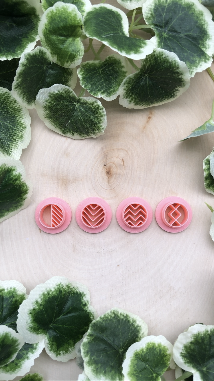 Circle Statement Stud Clay Cutters .5"