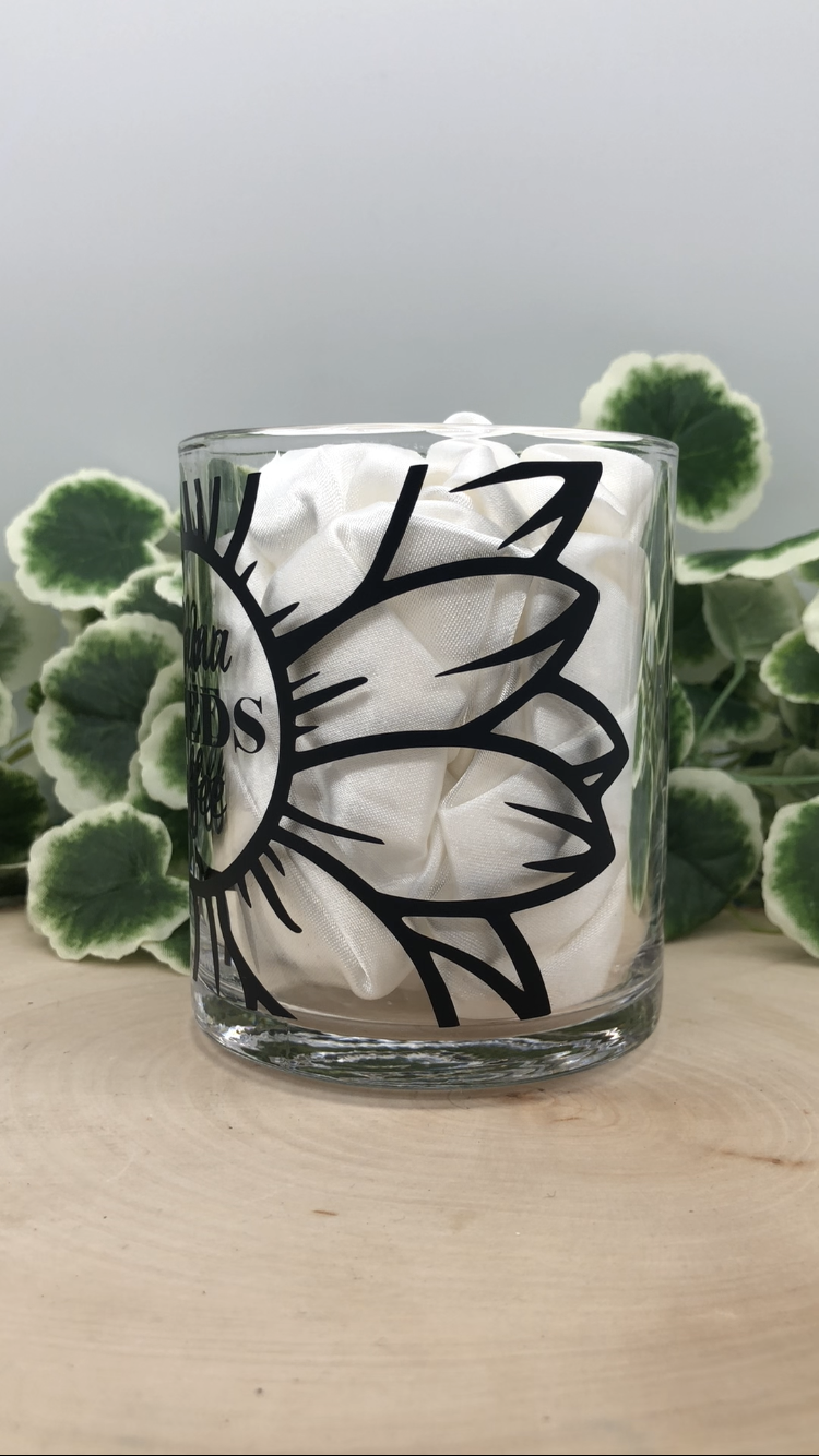 Mama Needs Coffee Sunflower Glass Mug