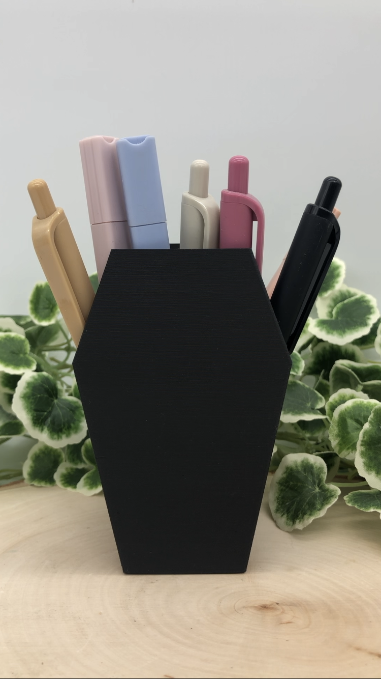 Coffin Pencil Holder