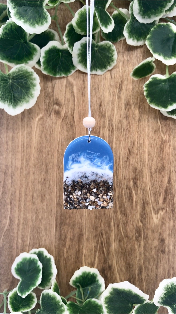 Beach Scene Keychain & Wall Hanging