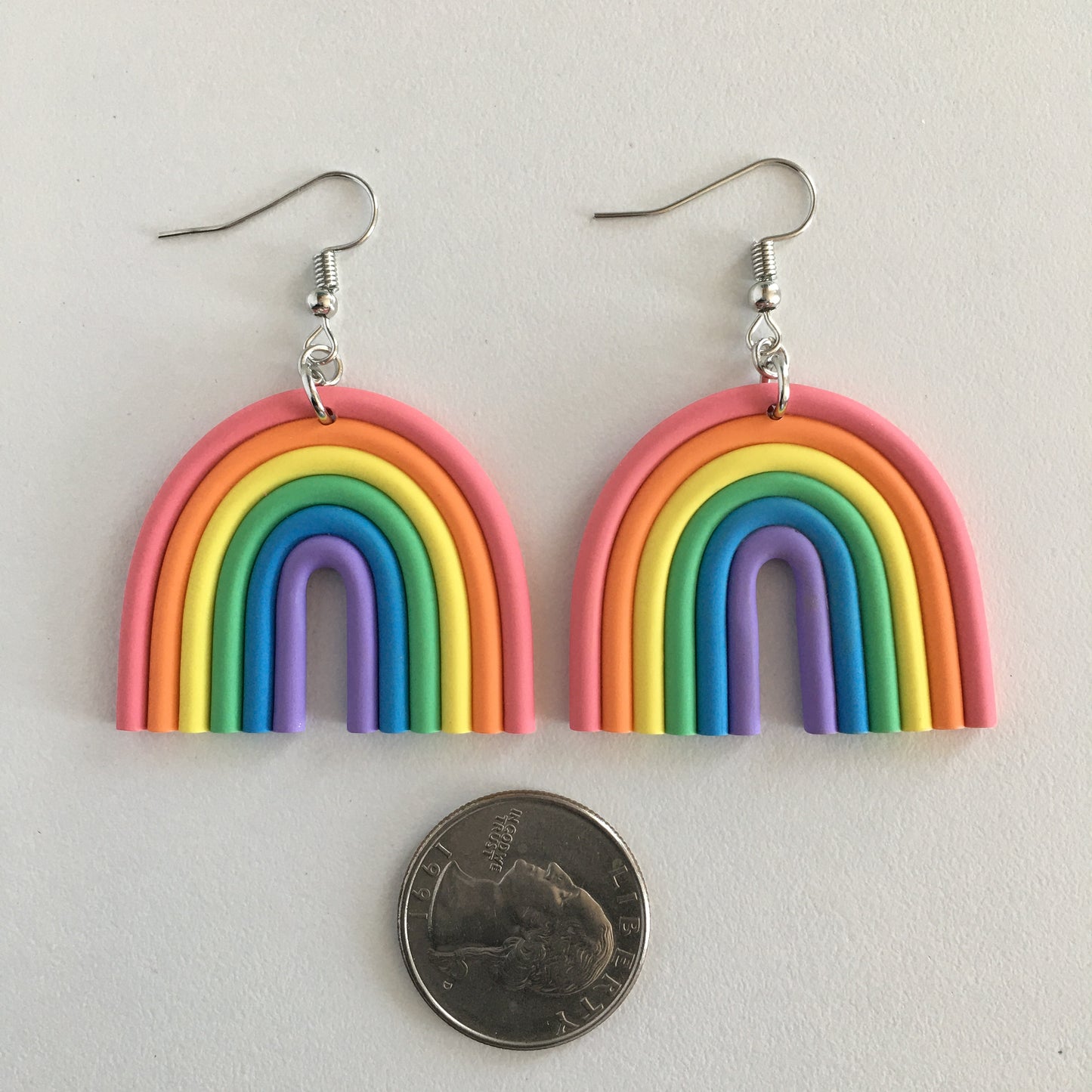 Rainbow Dangle Earrings