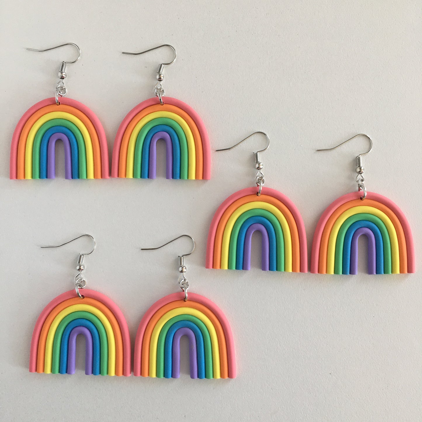 Rainbow Dangle Earrings