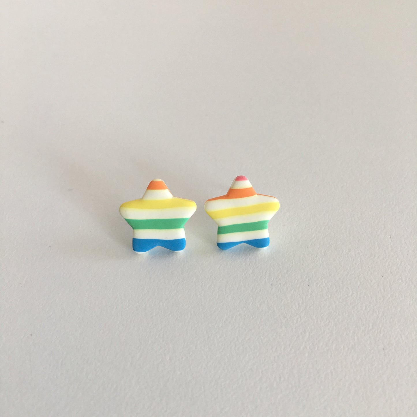 Rainbow Stripped Studs