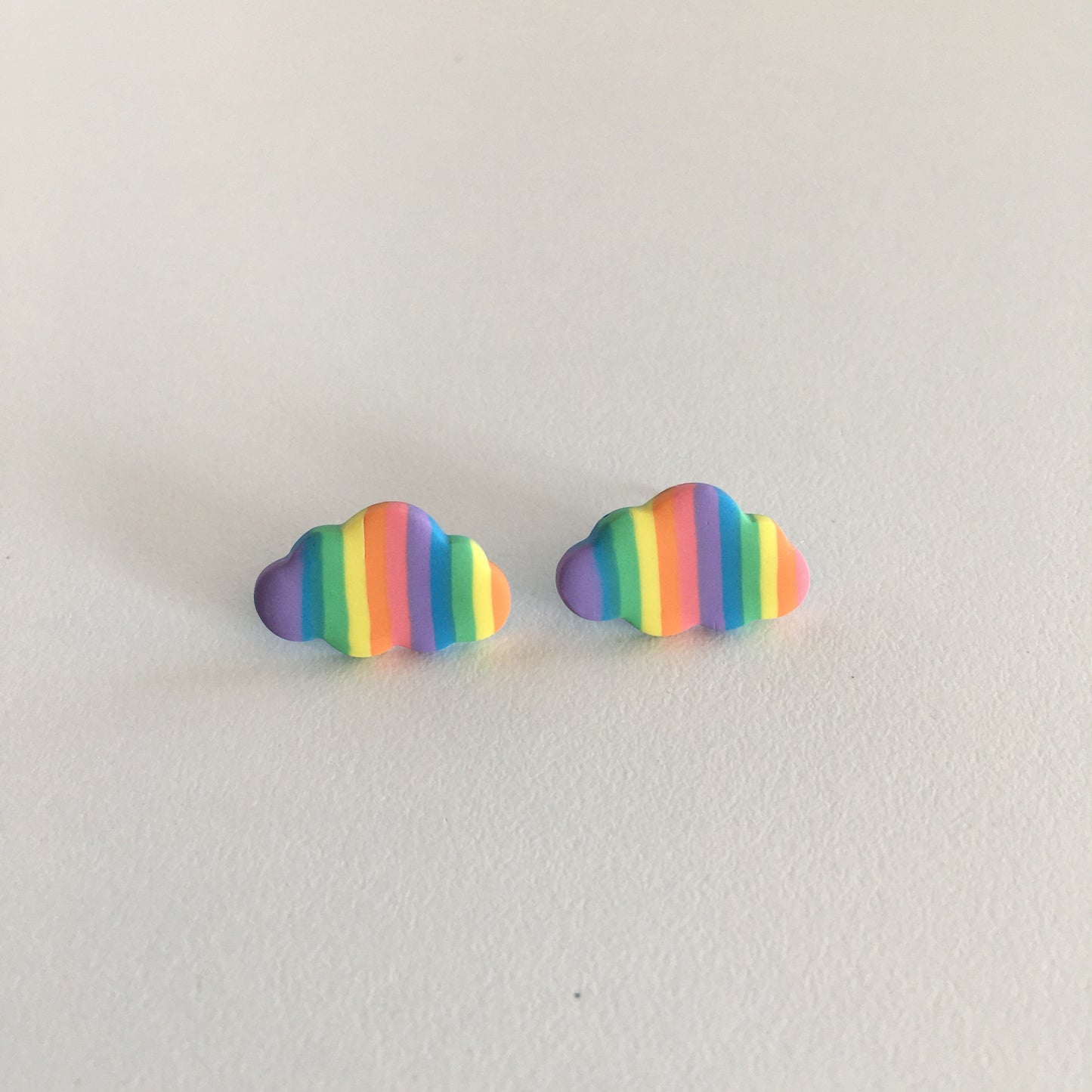 Rainbow Stripped Studs