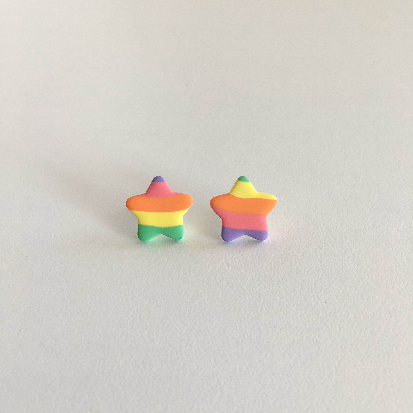 Rainbow Stripped Studs