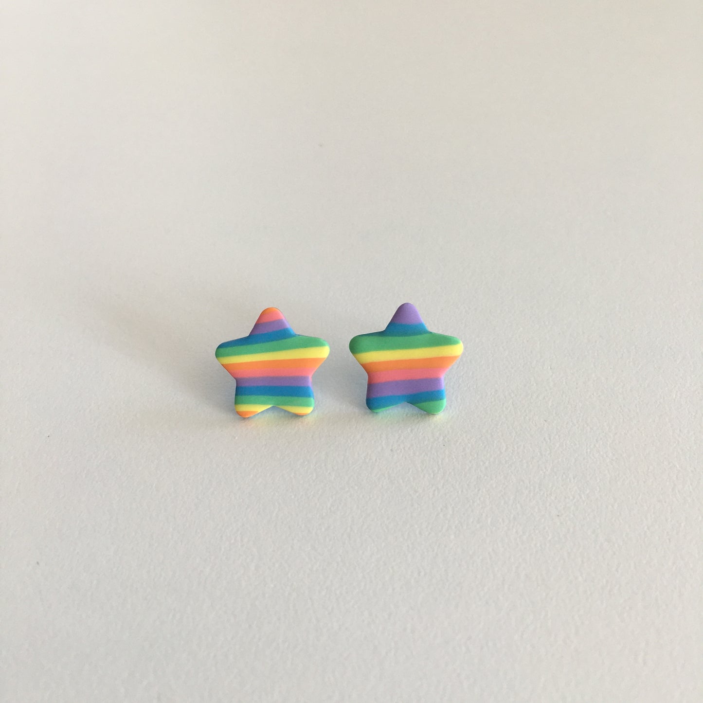 Rainbow Stripped Studs