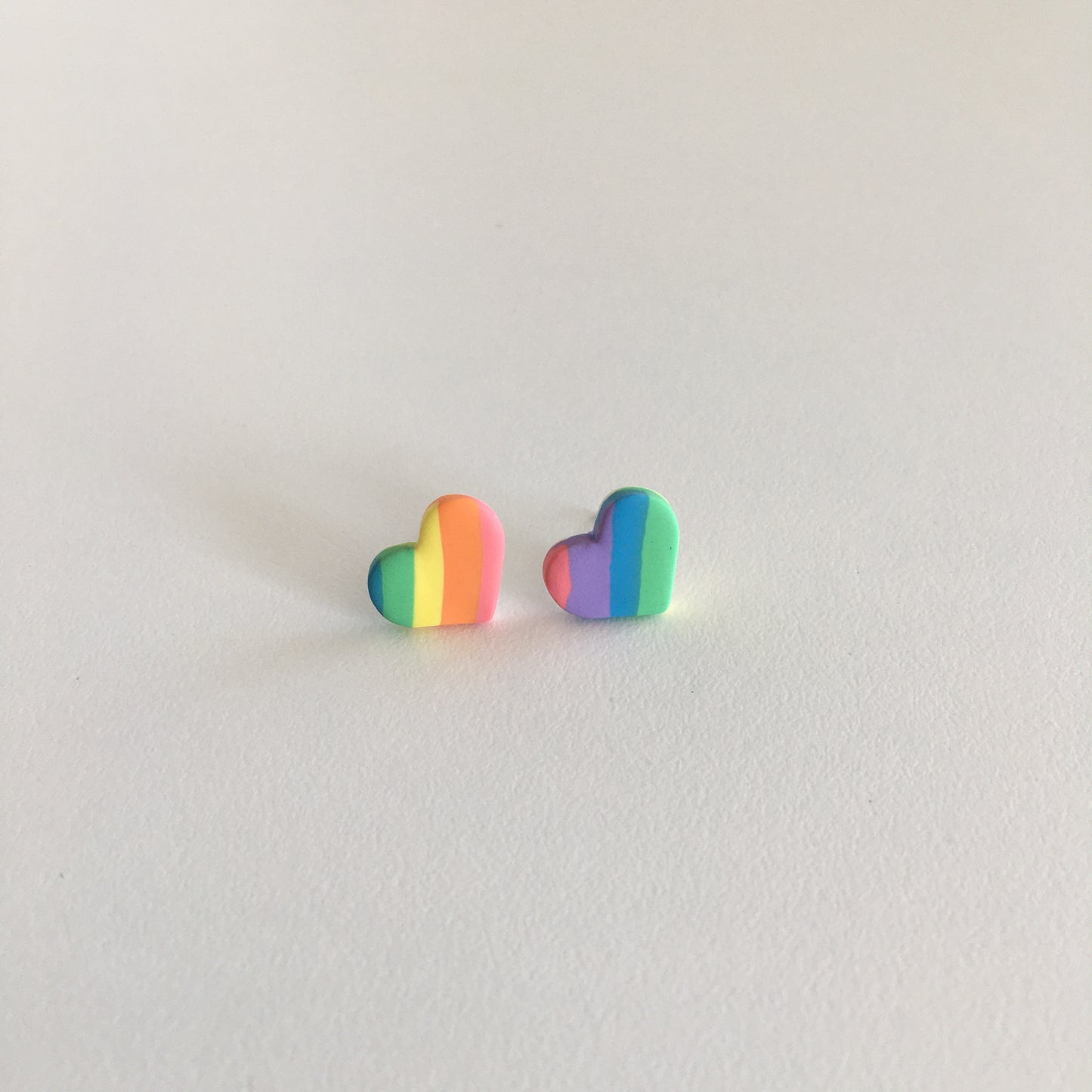 Rainbow Stripped Studs