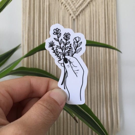 Botanical Boho Waterproof Vinyl Sticker