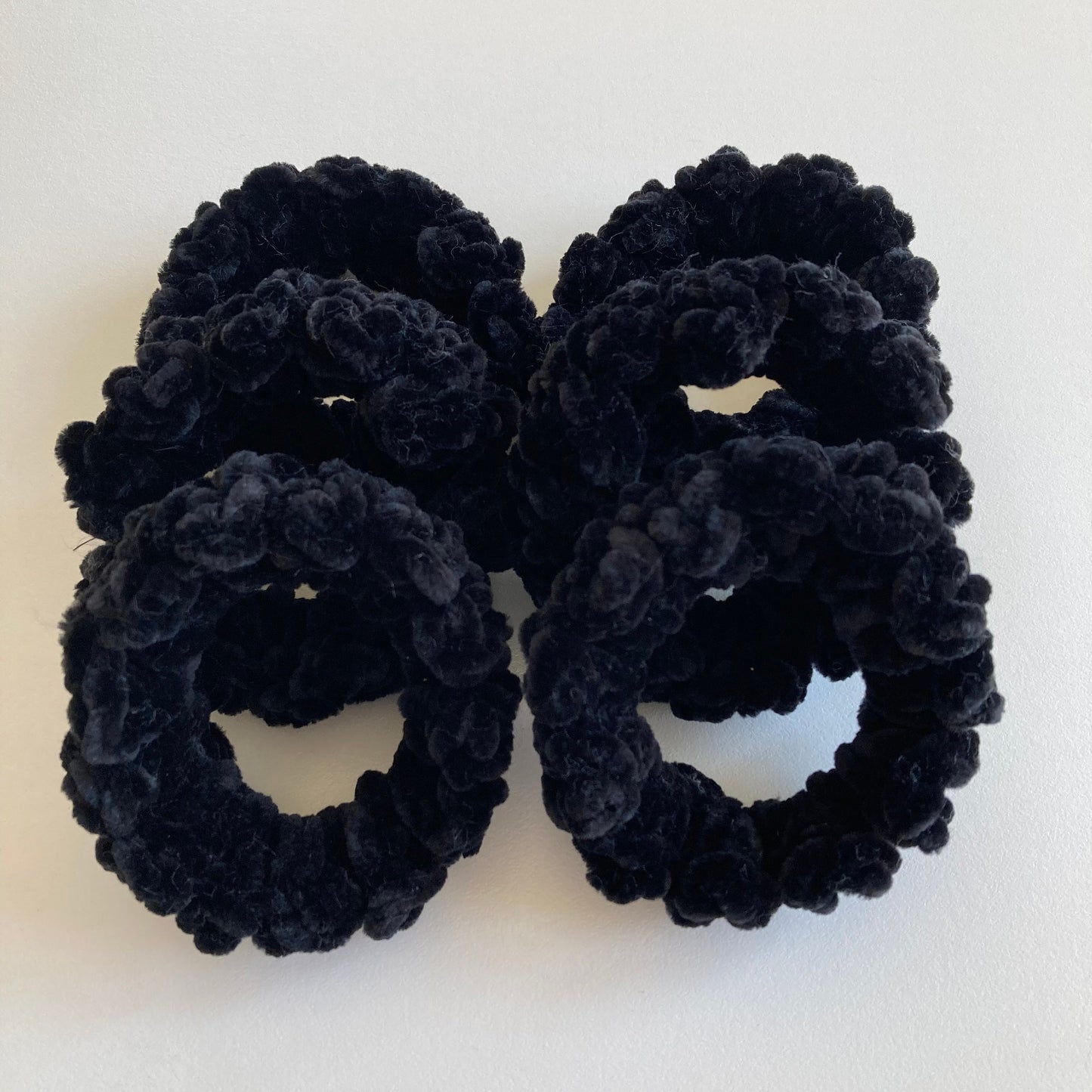 Crochet Velvet Scrunchies